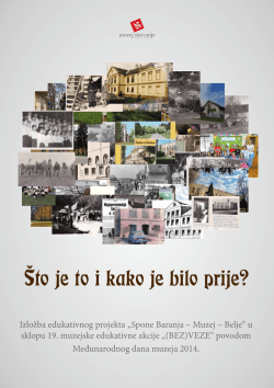 &Scaron;to je to i kako je bilo prije?