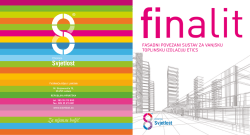 Finalit bro&scaron;ura - Chromos Svjetlost