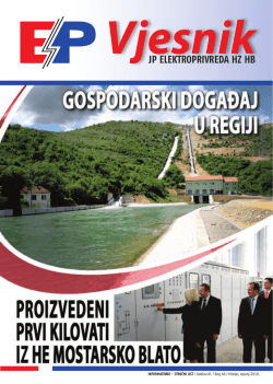 JP ELEKTROPRIVREDA HZ HB - Elektroprivreda HZHB Mostar