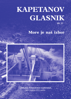 kapetanov glasnik - Udruga pomorskih kapetana Split