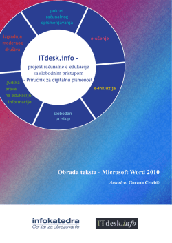 Obrada teksta &ndash; Microsoft Word 2010: Link
