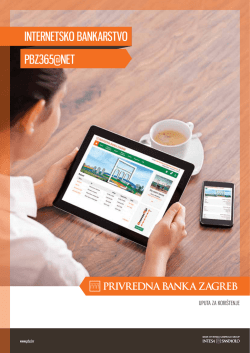 internetsko bankarstvo pbz365@net