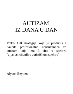 autizam iz dana u dan