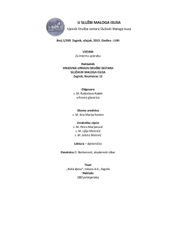 u službi maloga isusa