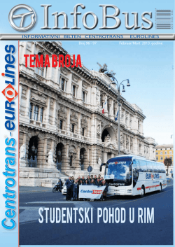 informativni bilten centrotrans eurolines