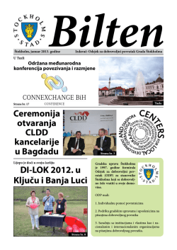 Bilten - Svjetski Savez Dijaspore Bosne i Hercegovine