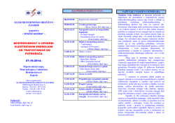 stručni seminar - Elektrotehničko dru&scaron;tvo Zagreb