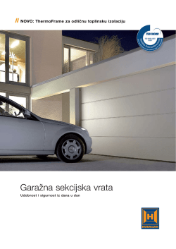 Garažna sekcijska vrata