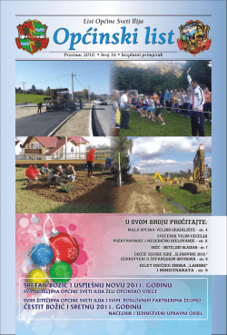 pregled - Općina Sveti Ilija