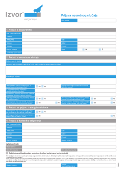 Prijava nesretnog slučaja