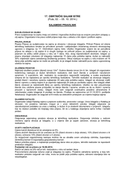 Sajamski pravilnik 22.54 kB