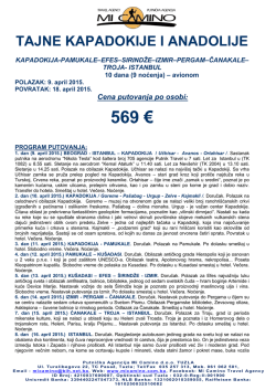 569 &euro; - MiCamino prevoz
