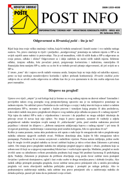 ispis - Hrvatski sindikat po&scaron;te