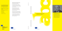 Abeceda prava Europske unije A b eced a p rava Eu ro p