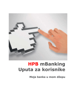 Uputa za mBanking