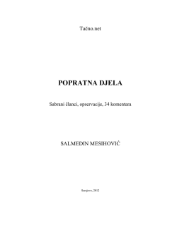 Salmedin Popratna Djela