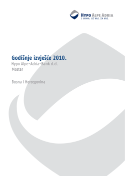 Godi&scaron;nje izvje&scaron;će 2010.
