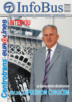 INTERVJU sa Generalnim direktorom mr.sc