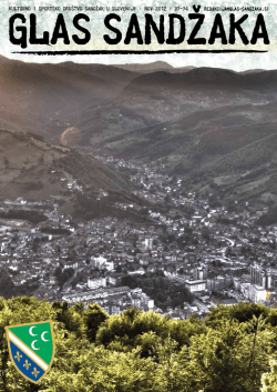 kulturno i sportsko drustvo sandzak u sloveniji | nov - Glas