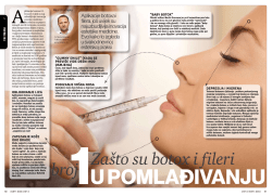 Aplikacije botoxa i filera, jo&scaron; uvijek su najuzbudljivija inovacija