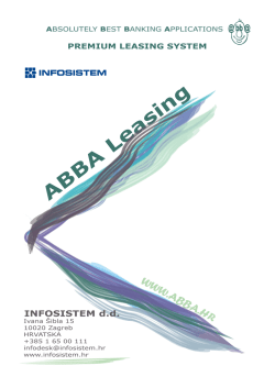 ABBA Premium Leasing Sustav