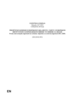 Smjernice politike EU o sigurnosti cestovnog prometa od