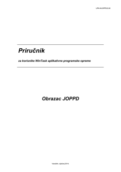 UPUTE ZA OBRAČUN PLAĆE &ndash; OSNOVNE OPCIJE