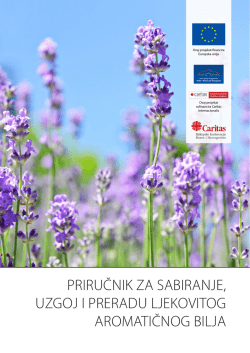 Priručnik za sabiranje i uzgoj ljekovitog aromatičnog bilja