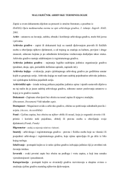 ISAD(G) Opća međunarodna norma za opis arhivskoga gradiva, 2