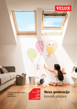 Preuzmite cjenik krovnih prozora VELUX