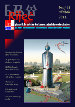 Riječ br. 41 ožujak 2011 PDF
