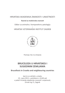 BRUCELOZA U HRVATSKOJ I SUSJEDNIM ZEMLJAMA