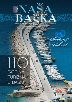 GODINA TURIZMA U BA&Scaron;KI - Turistička zajednica općine Ba&scaron;ka