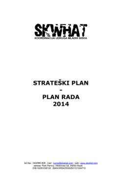 STRATE&Scaron;KI PLAN 2005-2010