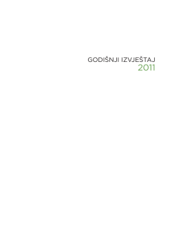 Godi&Scaron;nji izvje&Scaron;taj 2011