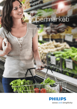 Katalog rasvjete za supermarket