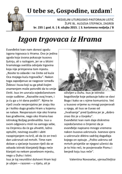 Listić - Župa bl. Alojzija Stepinca, Zagreb