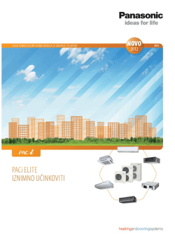 linija komercijalnih klima uređaja za grijanje i hlađenje