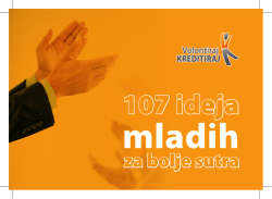 107 ideja mladih za bolje sutra