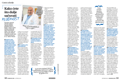 Pročitajte članak objevljen u časopisu COSMOPOLITAN