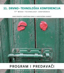 program i predavači - Drvno