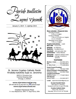 Parish Bulletin - St. Jerome