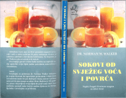 Sokovi od svježeg voća i povrća