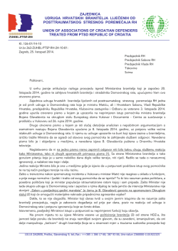 ovdje - Zajednica udruga hrvatskih branitelja liječenih od PTSP-a