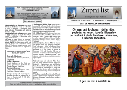 Župni list - Sveti&scaron;te Studenci