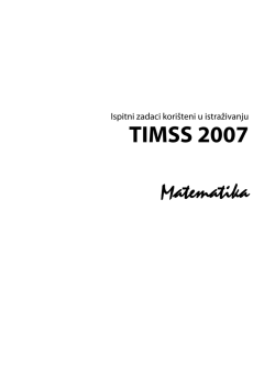 TIMSS zbirka matematika