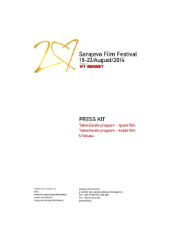 ovdje. - Sarajevo Film Festival