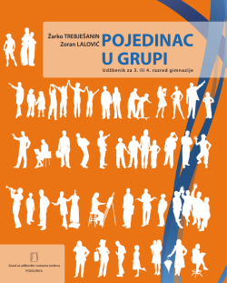POJEDINAC U GRUPI - Zavod za udžbenike i nastavna sredstva