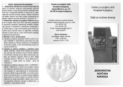 jednokratna novčana naknada - Naslovnica &bull; Centar za socijalnu