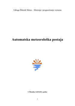 Automatska meteorolo&scaron;ka postaja
